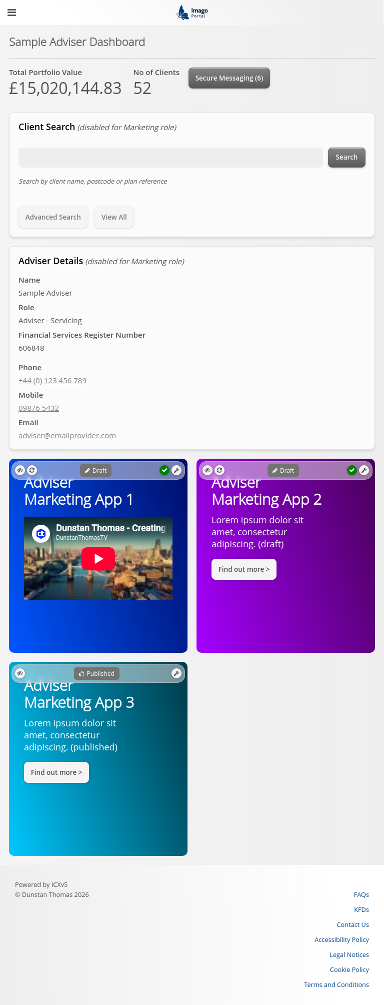 Role-Marketing > 02 Adviser dashboard